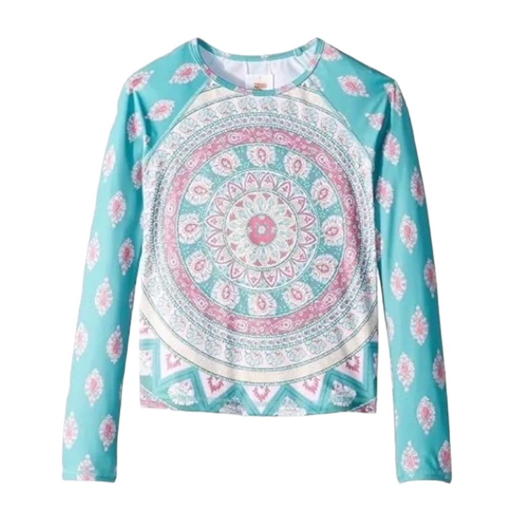 Billabong Girl's Medallion Madness Long Sleeve Rashguard